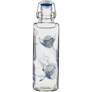 soulbottles Souldiver Trinkflasche transparent-blau