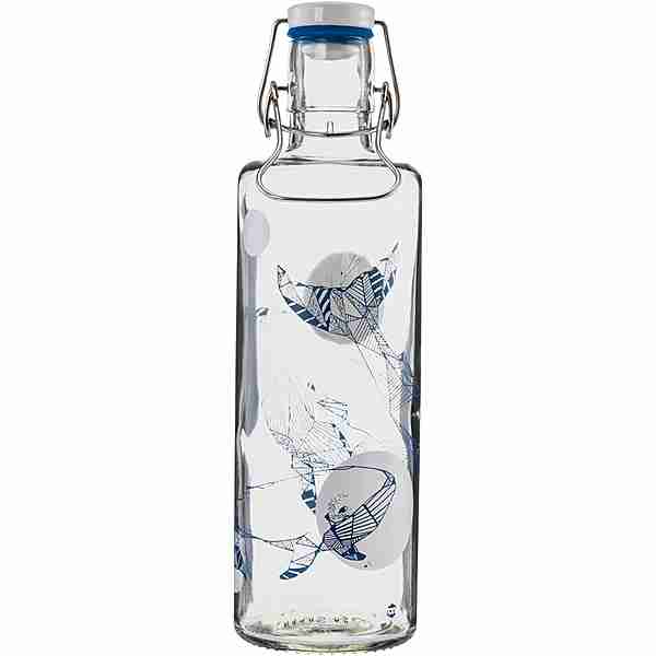 soulbottles Souldiver Trinkflasche transparent-blau