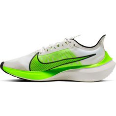 Rückansicht von Nike Zoom Gravity Laufschuhe Herren platinum tint-electric green-black-white