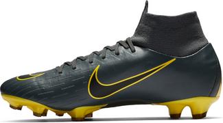 Nike MERCURIAL SUPERFLY 6 PRO FG Fu&szlig;ballschuhe dk grey-black-opti yellow-opti yellow