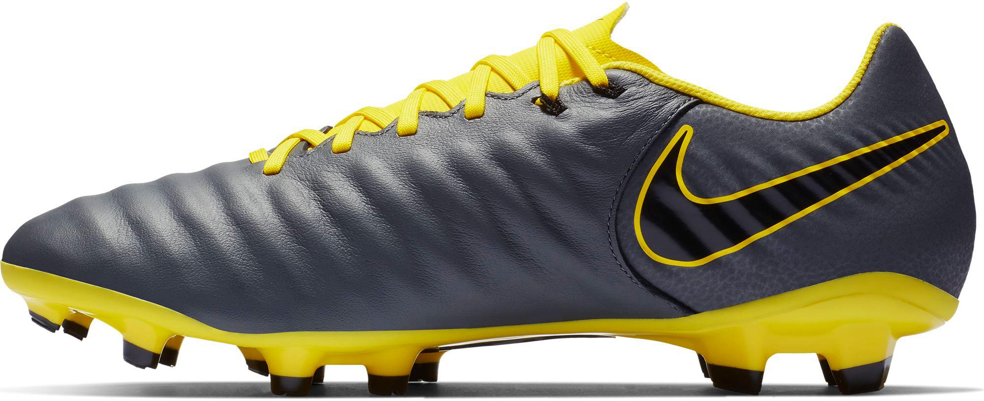 nike tiempo yellow and black