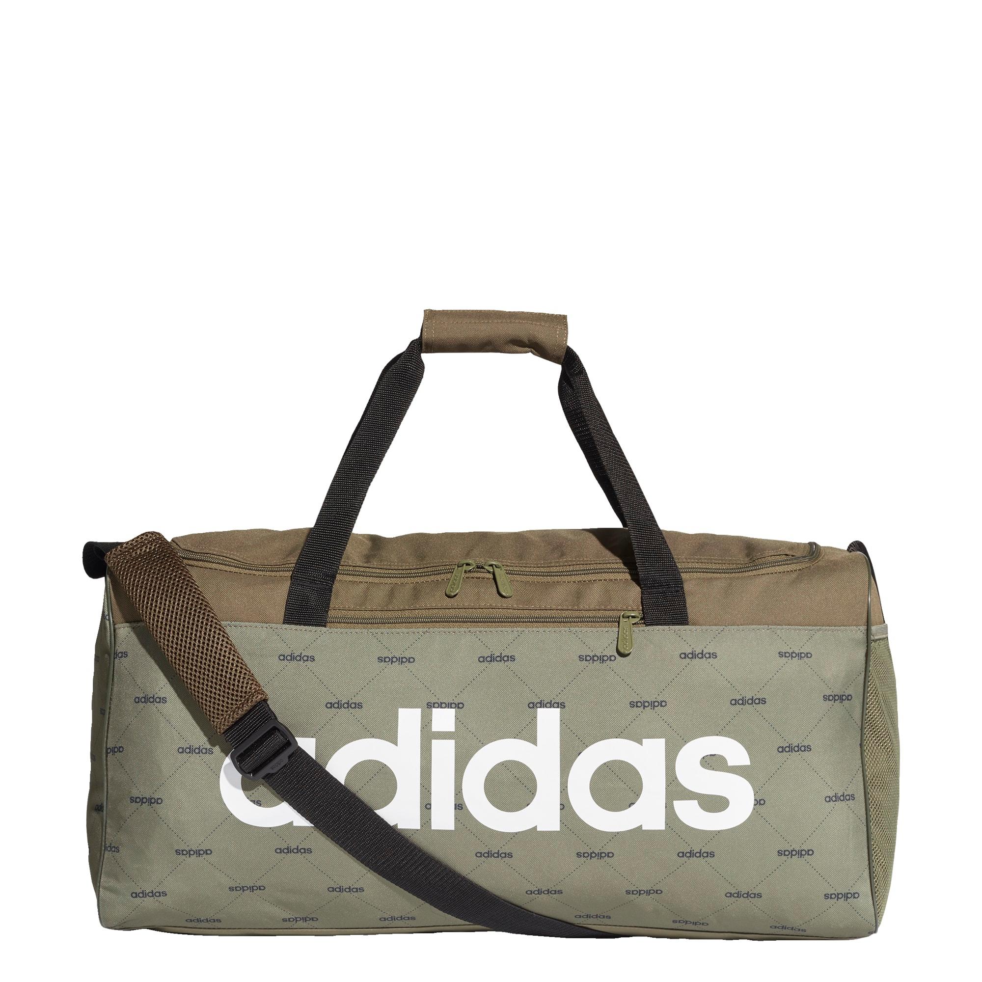 adidas Linear Duffelbag Sporttasche Herren Raw Khaki Black White im Online Shop von SportScheck kaufen adidas Linear Duffelbag Sporttasche Herren Raw Khaki Black White im Online Shop von SportScheck kaufen