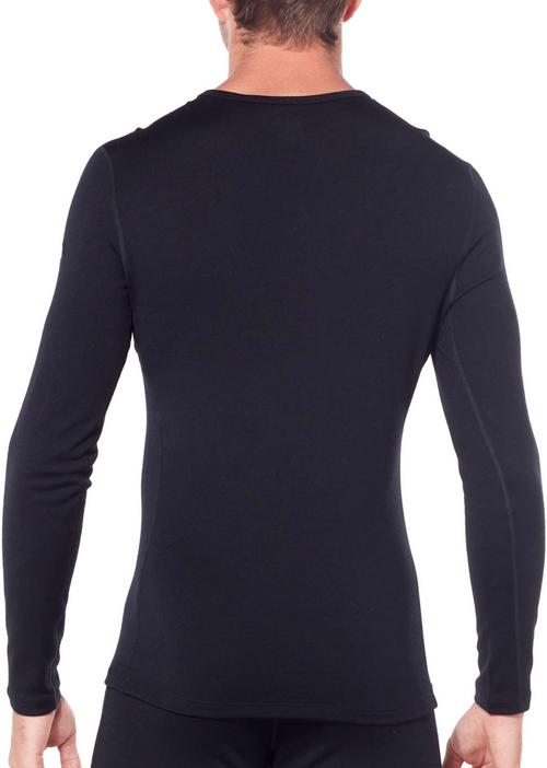 Rückansicht von Icebreaker Merino 260 Tech Funktionsshirt Herren black