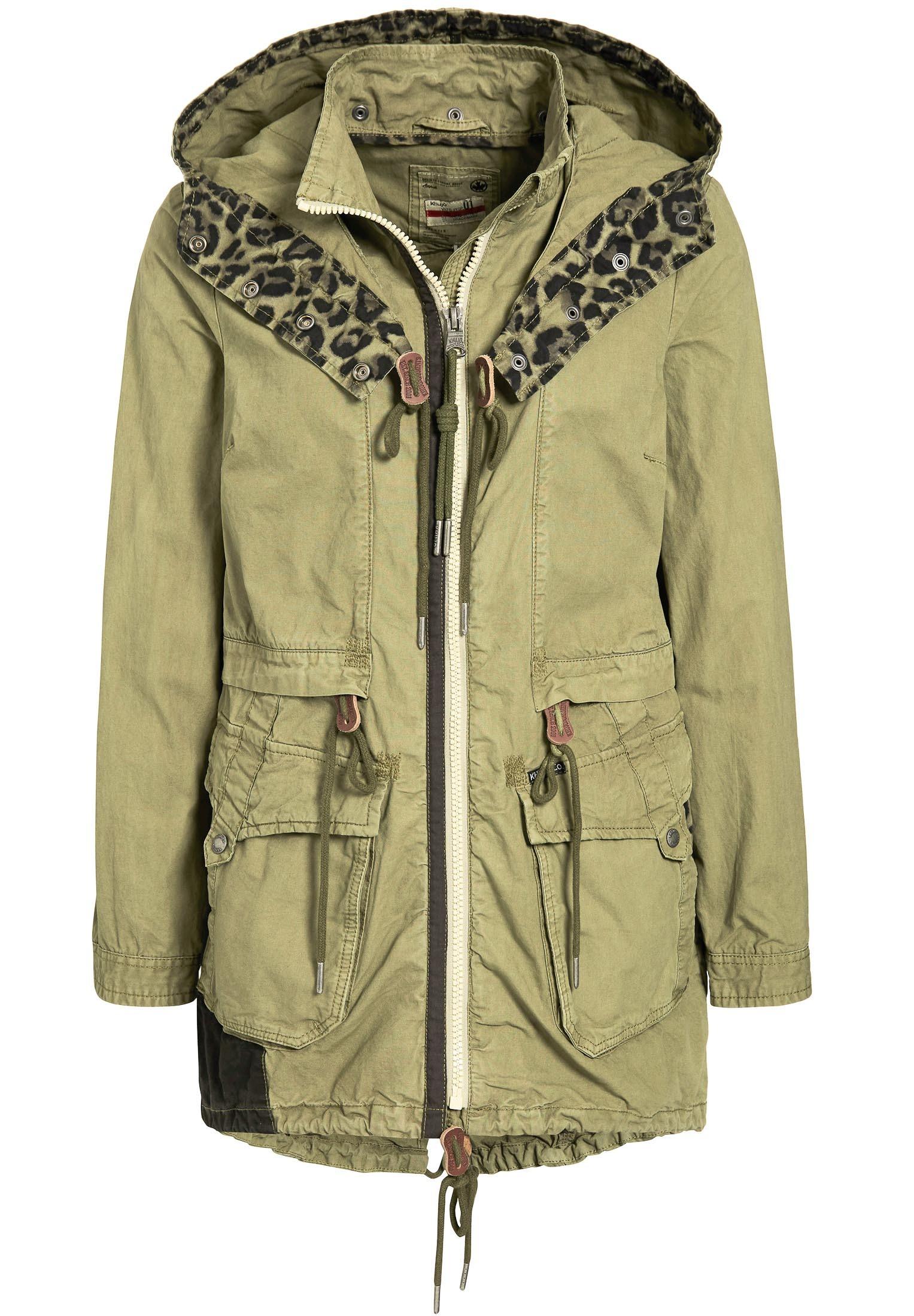 Khujo Iseult Parka Damen Oliv Im Online Shop Von Sportscheck Kaufen