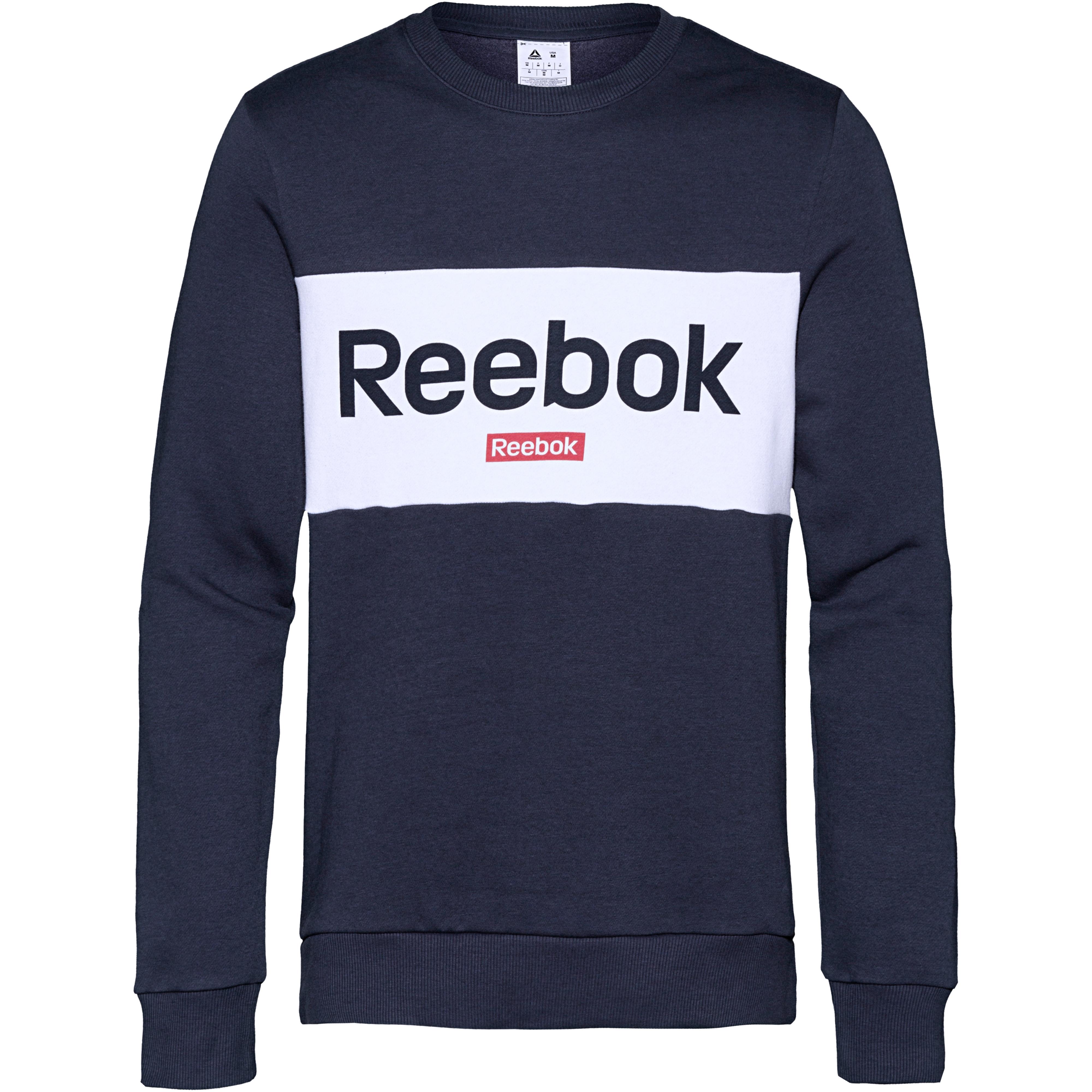 Reebok Linear Sweatshirt Herren heritage navy im Online Shop von  SportScheck kaufen