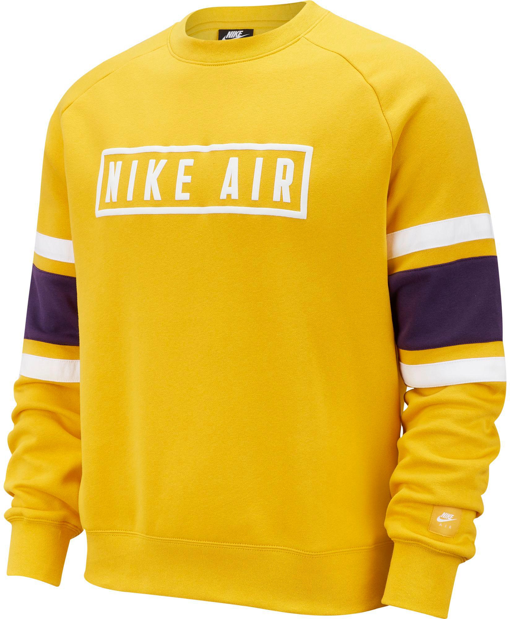 nike air hoodie yellow