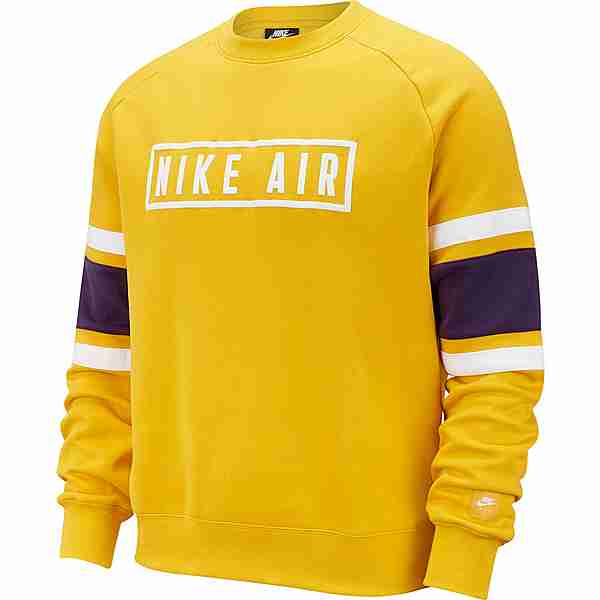 Nike NSW Air Sweatshirt Herren dark sulfur-white-black