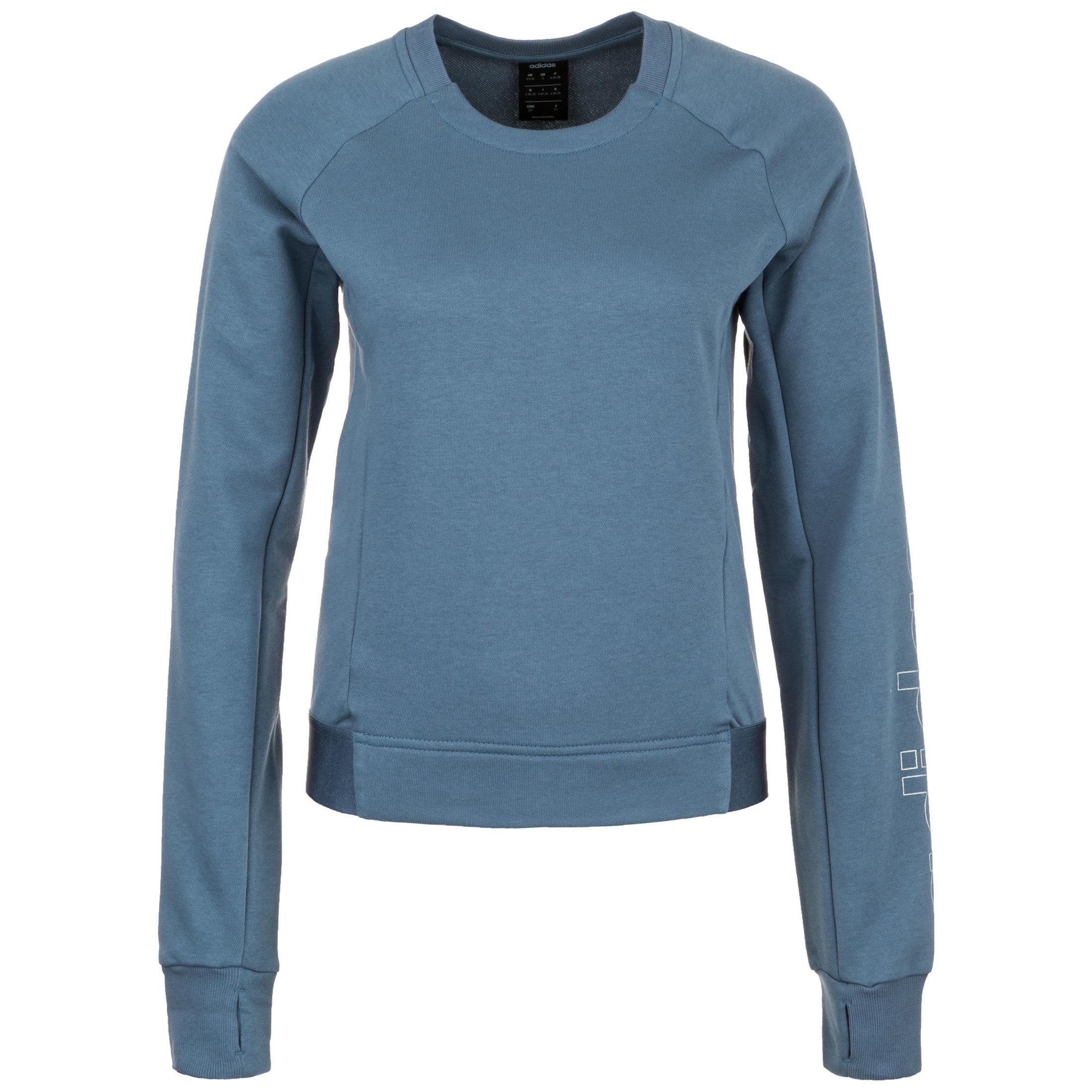 blauer adidas pullover damen