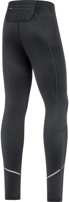 Rückansicht von GOREWEAR R3 Thermo Lauftights Herren black