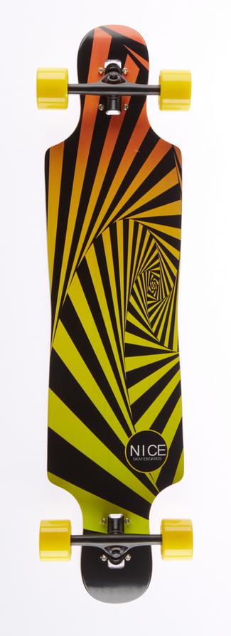 NICE SKATEBOARDS Nice Tunnel 40" x 9,25" Longboard bunt