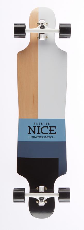 NICE SKATEBOARDS Nice Square 40" x 9,25" Longboard bunt