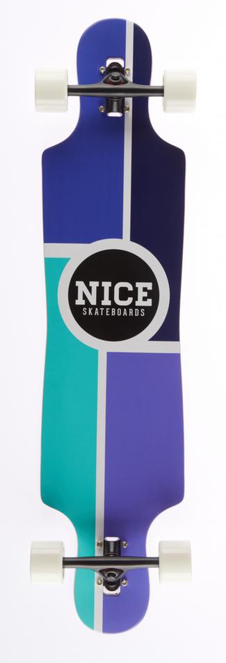 NICE SKATEBOARDS Nice Metro 40" x 9,25" Longboard bunt