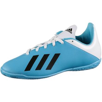 adidas Predito LZ Kinderhallenschuhe BlauWeißOrange adidas Predito LZ Kinderhallenschuhe BlauWeißOrange