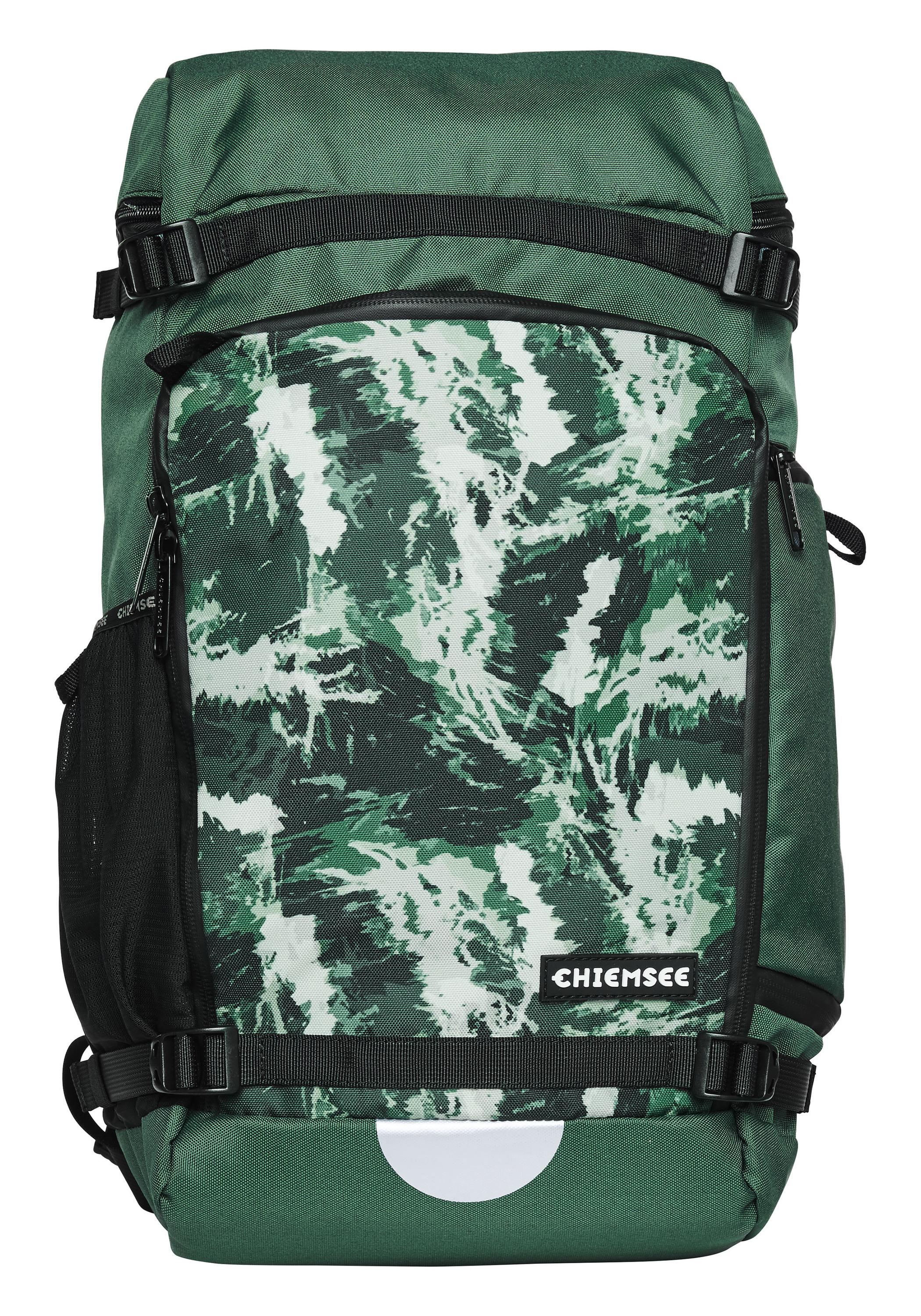 dark green rucksack