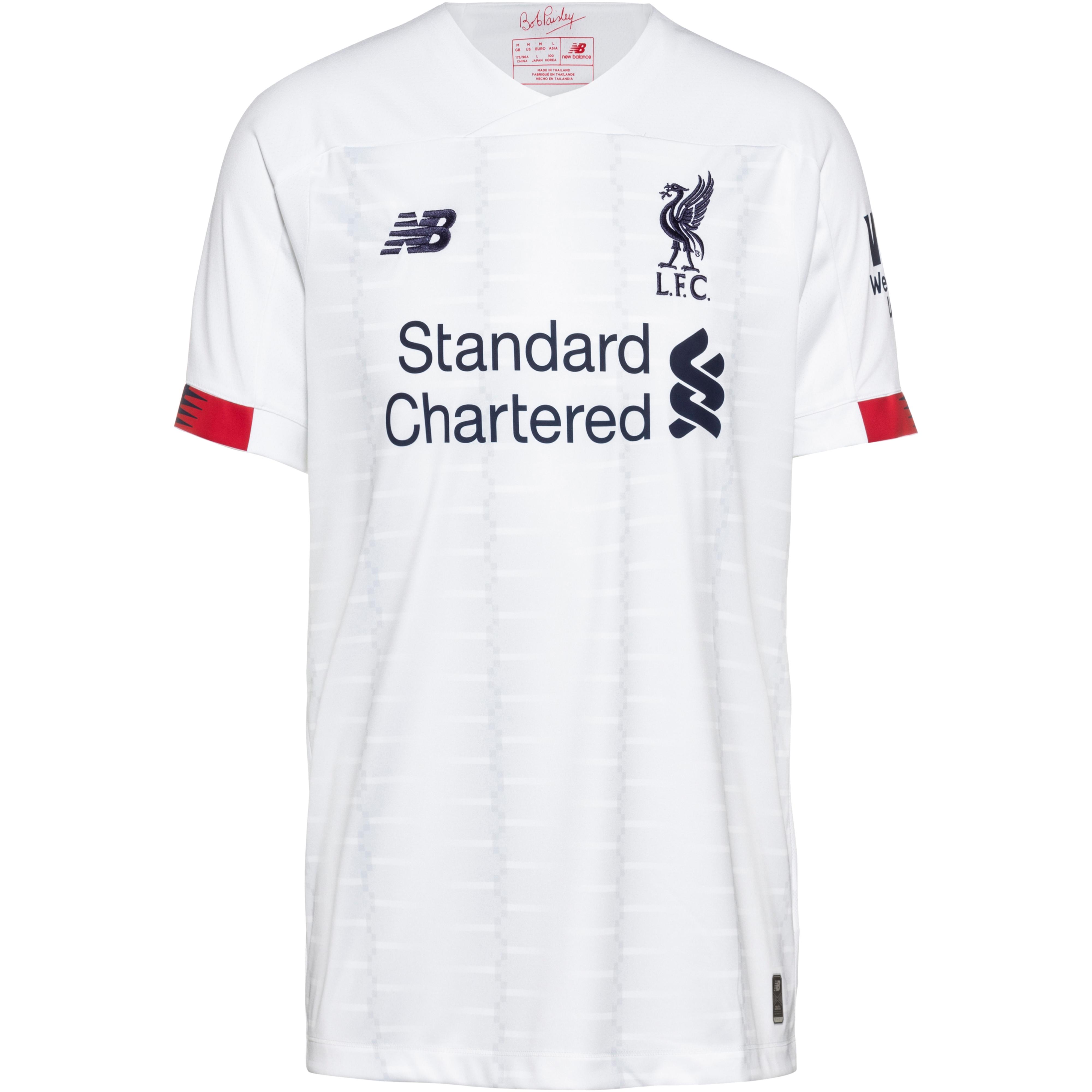 NEW BALANCE FC Liverpool 19/20 Auswärts Trikot Herren weiß ...