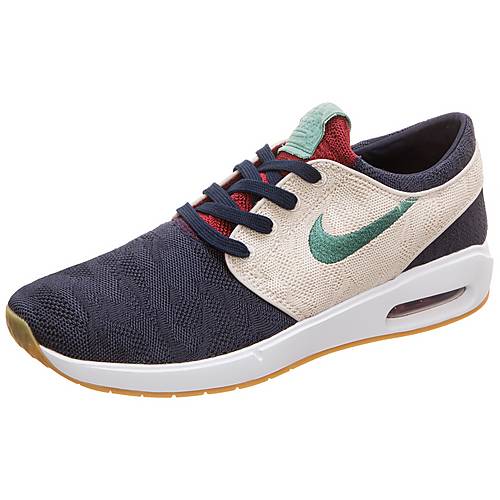 Nike SB Air Max Janoski 2 Sneaker Herren dunkelblau beige NIKE SB Air Max Janoski 2 Sneaker für Herren Schwarz