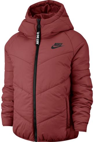 Nike NSW Steppjacke Damen cedar-cedar-black