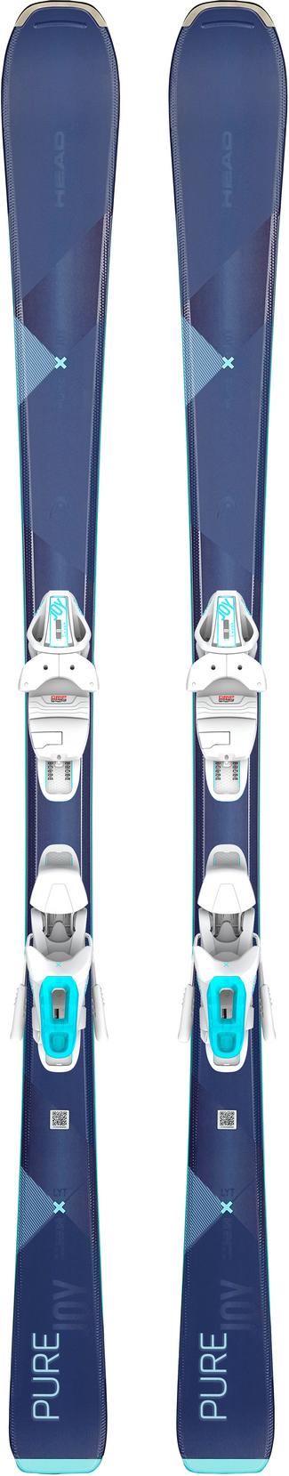 HEAD pure Joy SLR + JOY 9 GW All-Mountain Ski Damen blau-wei&szlig;