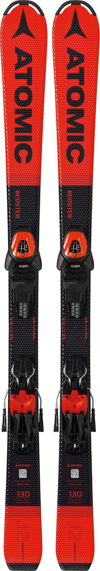 ATOMIC REDSTER J2 130-150 + L 6 GW Race Carver Kinder red black