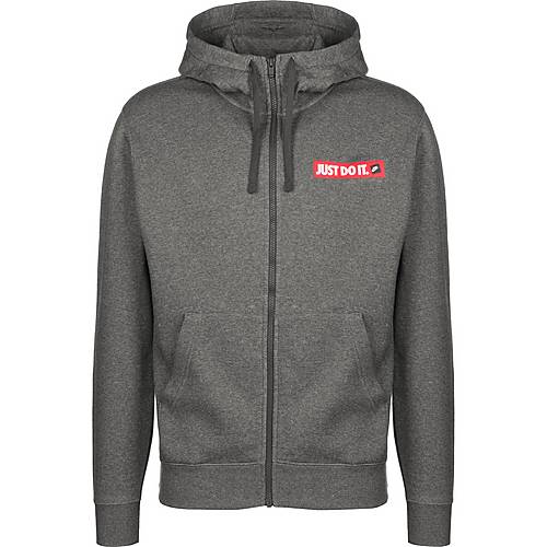 Nike Just Do It Fleece Sweatjacke Herren grau im Online Shop von SportScheck kaufen Nike Just Do It Fleece Sweatjacke Herren grau im Online Shop von SportScheck kaufen