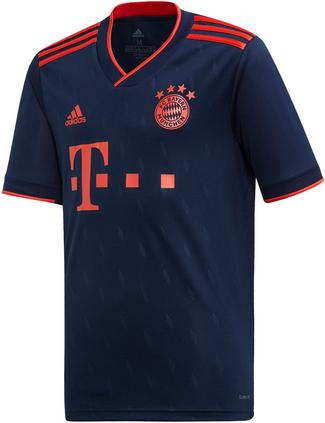 adidas FC Bayern 19/20 3rd Fu&szlig;balltrikot Kinder collegiate navy