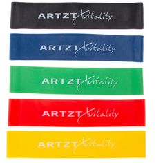 Rückansicht von ARTZT Vitality Rubber Band 4-er Set Gymnastikband mehrfarbig
