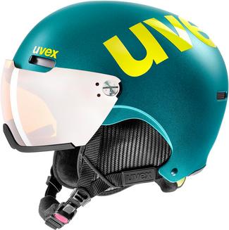 Uvex hlmt 500 visor Skihelm deep emerald mat