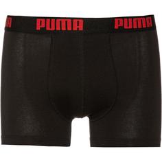 Rückansicht von PUMA Basic Boxershorts Herren red-black