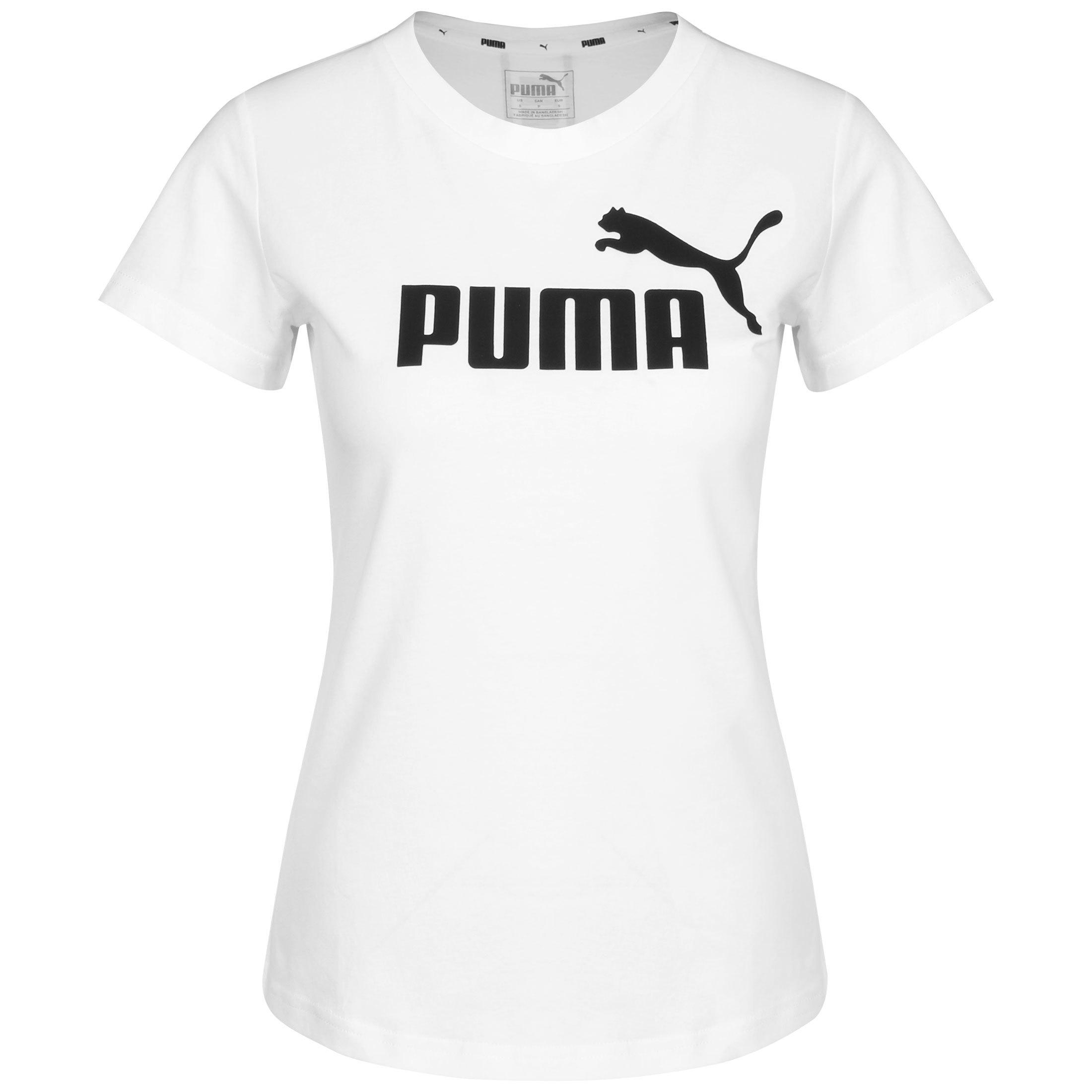puma t shirt damen schwarz weiß