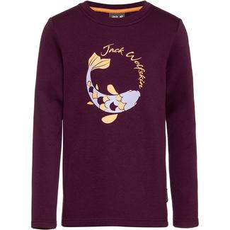 Jack Wolfskin Winter Sweatshirt Kinder aubergine