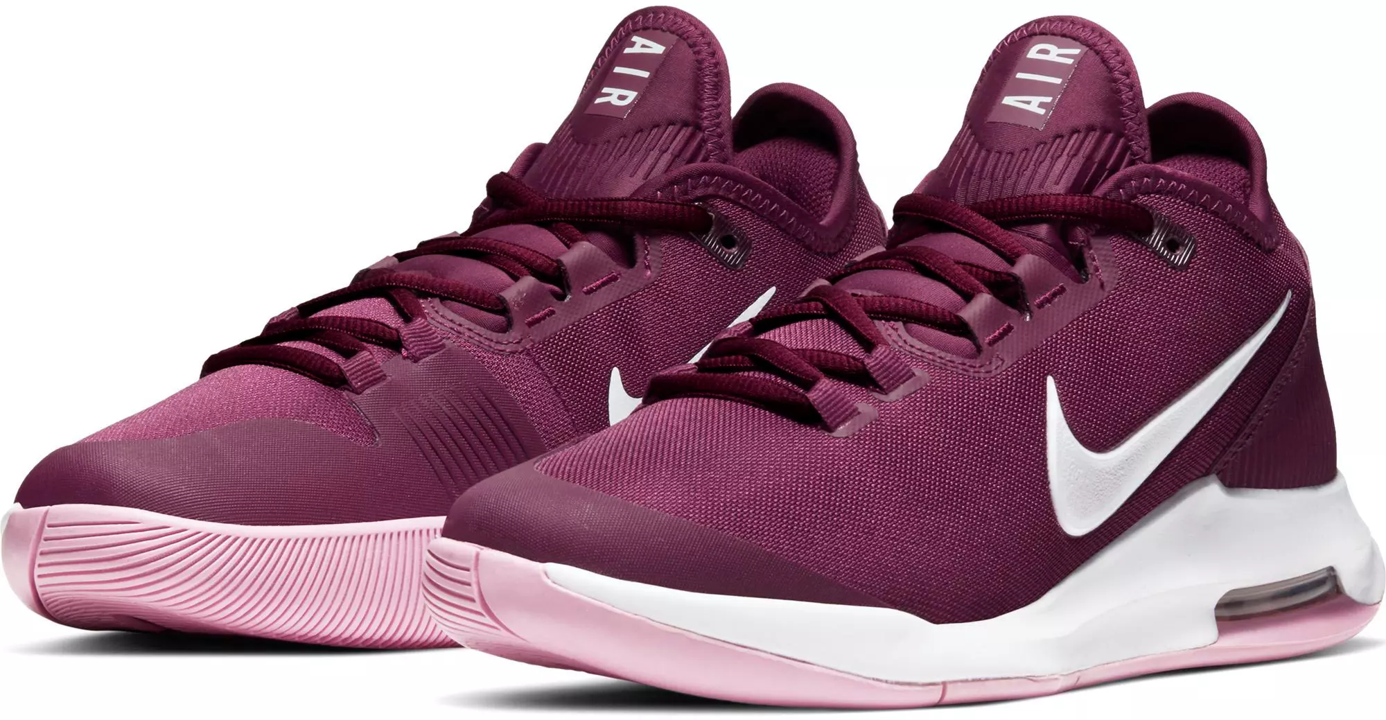 Nike W Air Max Wildcard Hc Tennisschuhe Damen Bordeaux White Pink Rise Im Online Shop Von Sportscheck Kaufen