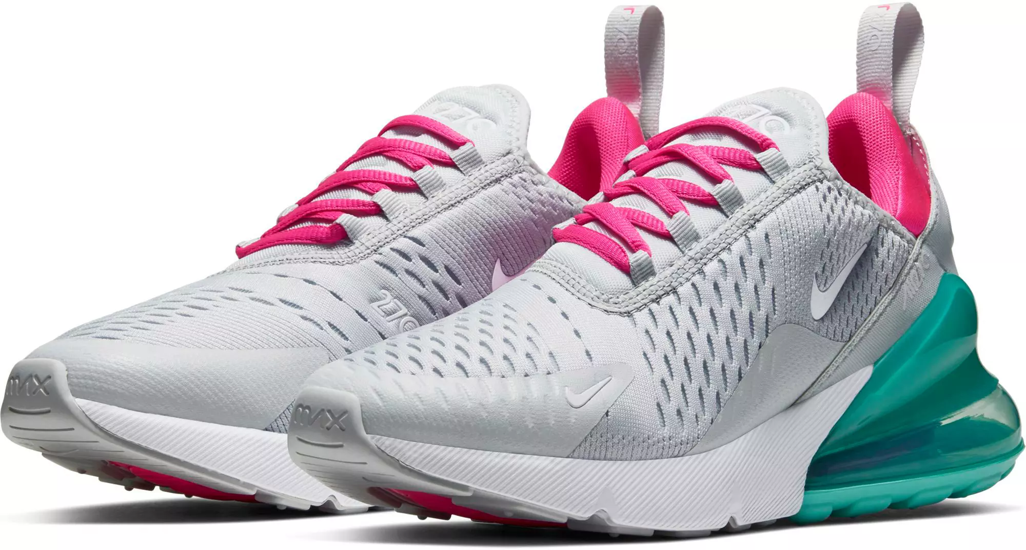 Nike Air Max 270 Sneaker Damen Pure Platinum White Pink Blast Im Online Shop Von Sportscheck Kaufen
