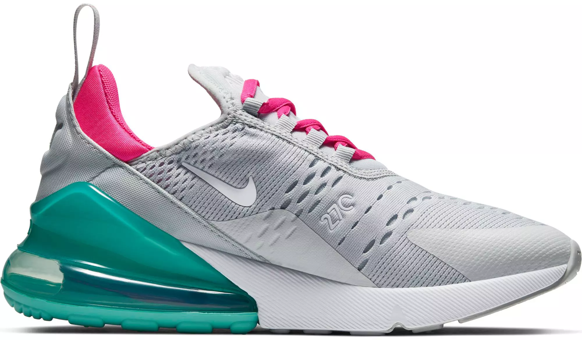 Nike Air Max 270 Sneaker Damen Pure Platinum White Pink Blast Im Online Shop Von Sportscheck Kaufen