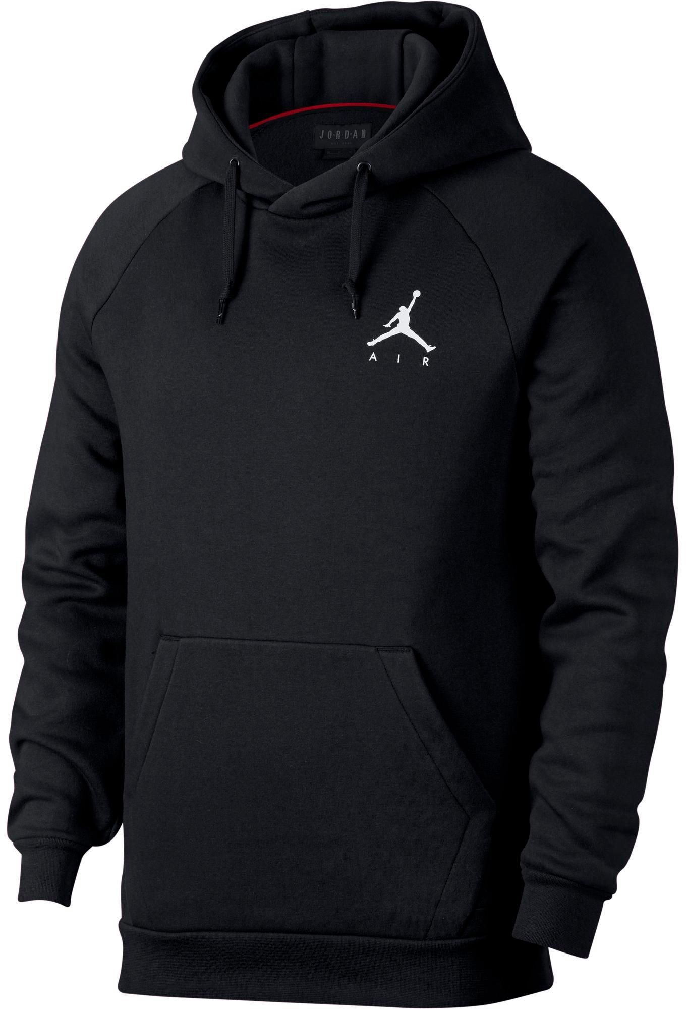 jordan hoodie black and white