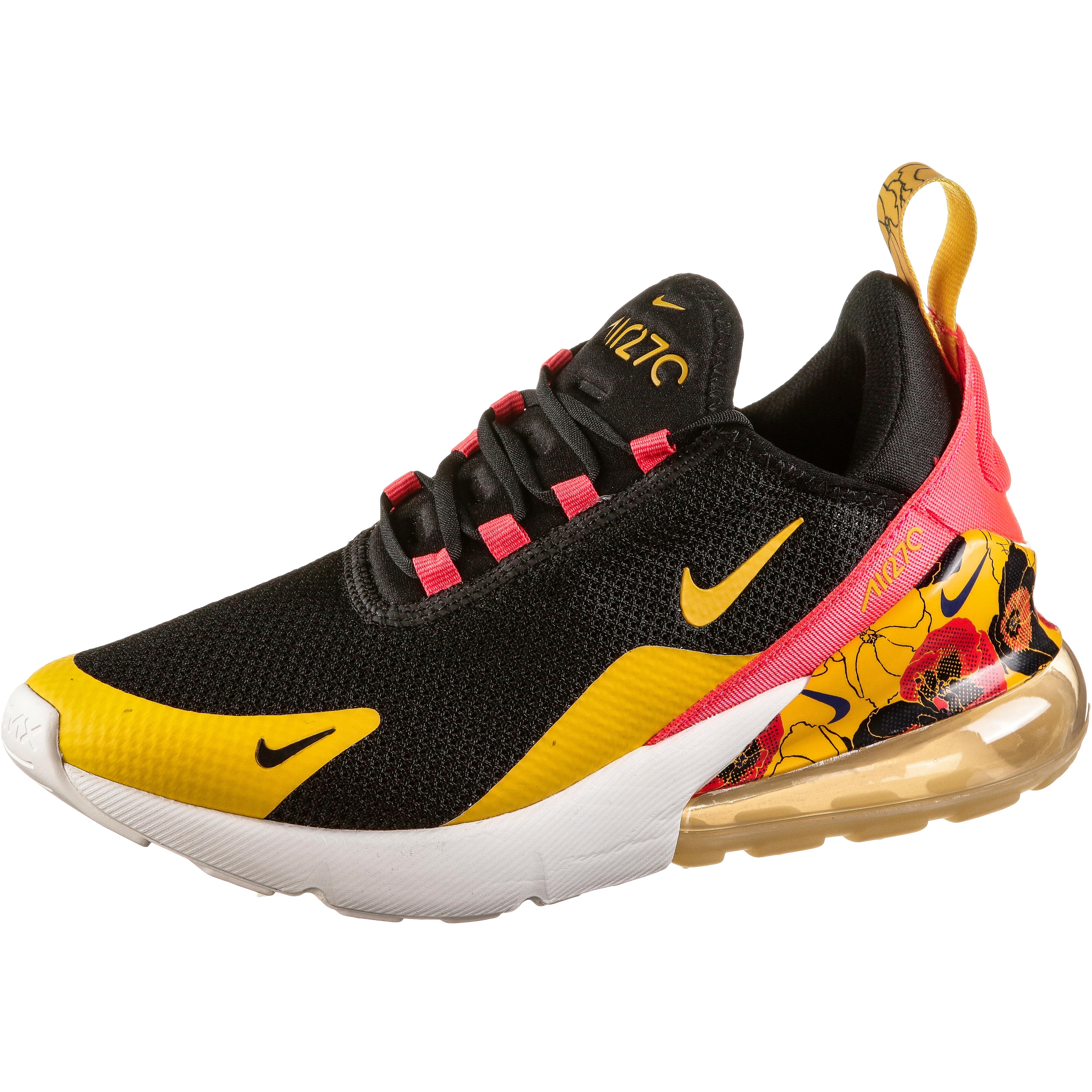 nike air max 270 black crimson gold