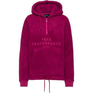 Peak Performance Original Pile Fleecehoodie Damen pink caramel