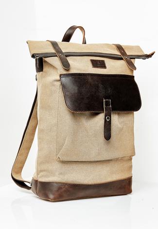 DreiMaster Rucksack Daypack Herren sand
