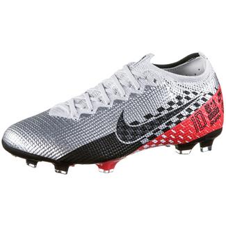 Nike JR MERCURIAL VAPOR 13 ELITE NJR FG Fu&szlig;ballschuhe Kinder chrome-black-red orbit-platinum tint-white