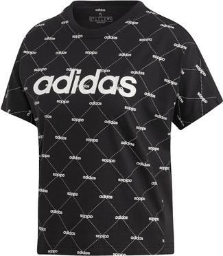 adidas Core Fav T-Shirt Damen black-white