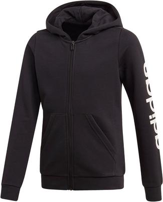 adidas YG E LIN FZ HD Hoodie Kinder black