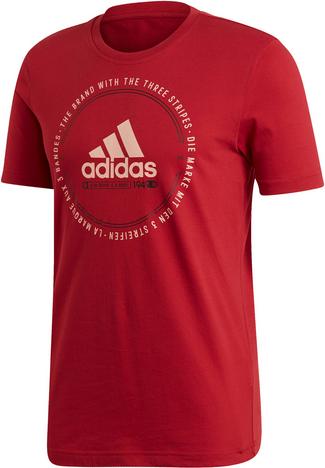 adidas MH EMBLEM T-Shirt Herren active maroon