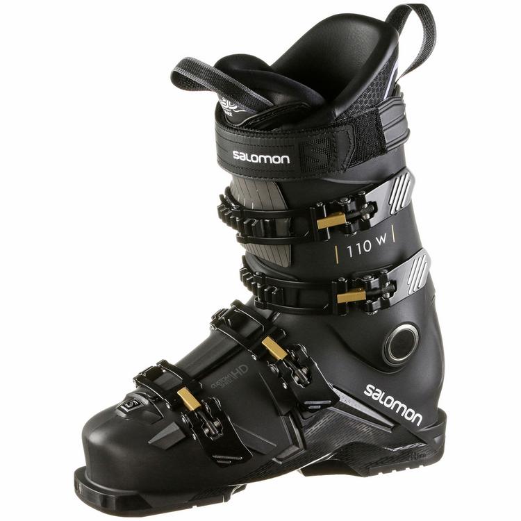 Salomon Salomon S/MAX 110 W Skischuhe Damen - black-goldglow - 0 | SportScheck