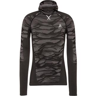 Odlo Bl Top With Facemask L /S Blackcomb Funktionsshirt Herren black-steel grey-silver