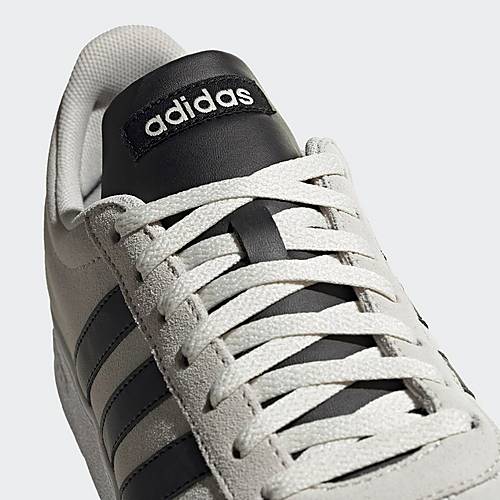 adidas VL Court 2.0 Schuh Sneaker Herren Raw White Core Adidas VL Court 2.0 Schuh Sneaker Herren Core Black Grey