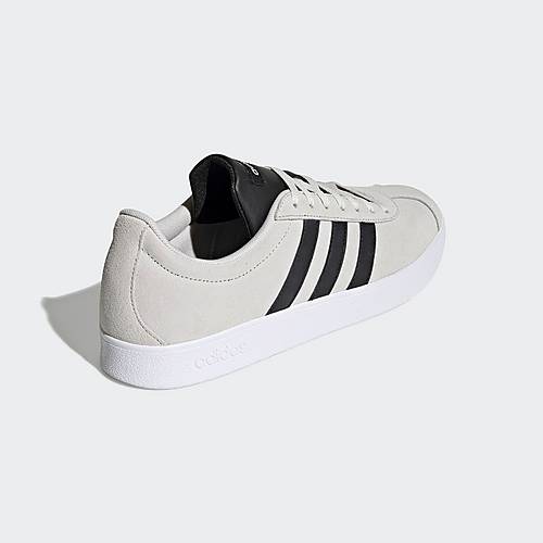 adidas VL Court 2.0 Schuh Sneaker Herren Raw White Core Adidas VL Court 2.0 Schuh Sneaker Herren Core Black Grey