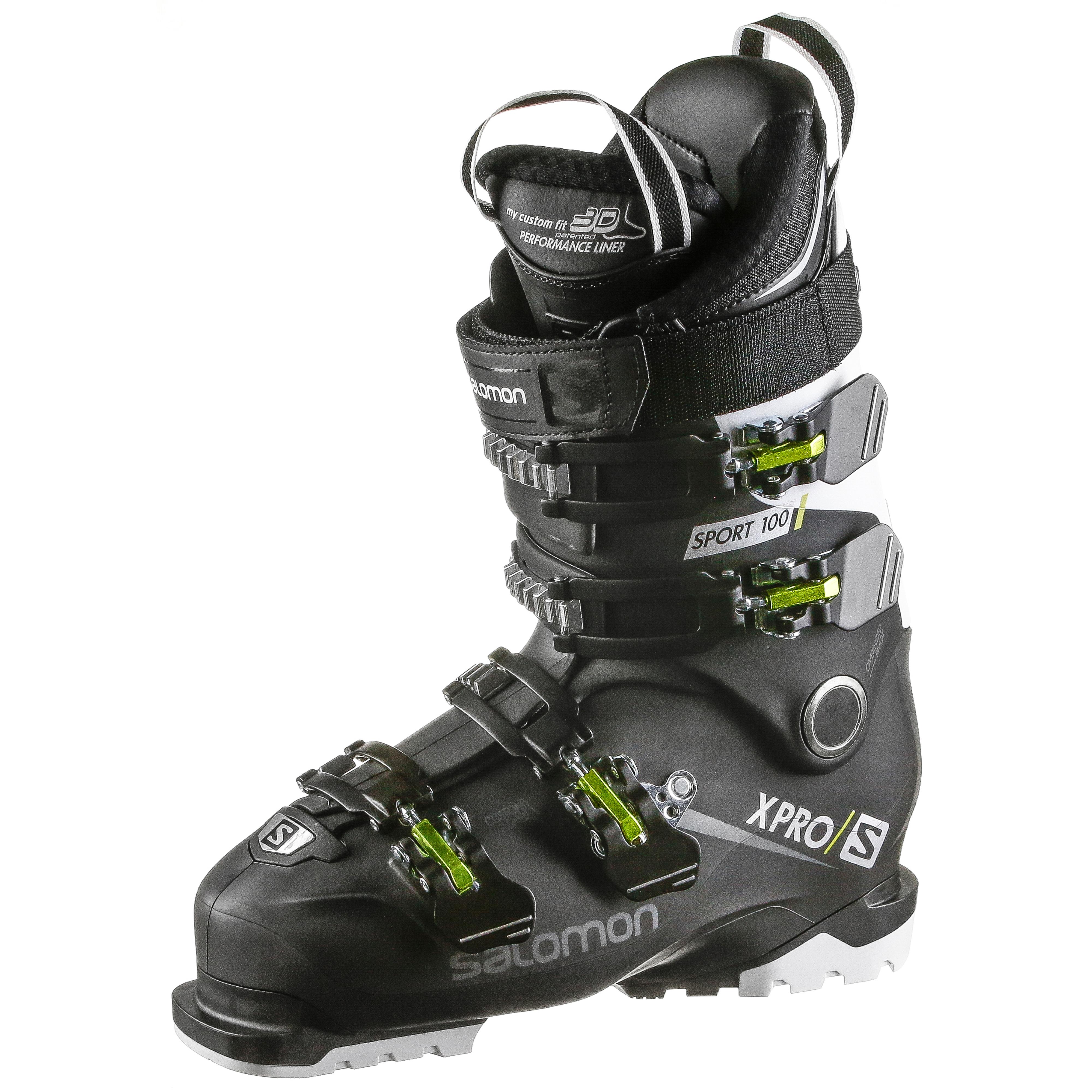 Salomon X PRO 100 SPORT Skischuhe Herren black white im Online