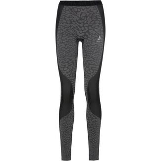 Odlo Bl Bottom Long Blackcomb Funktionsunterhose Damen black-steel grey-silver