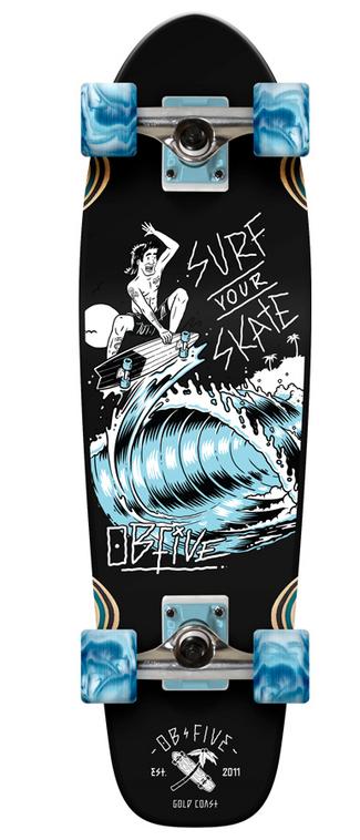 OBFive OBFive Cruisers Surf Your Skate 28" Longboard bunt