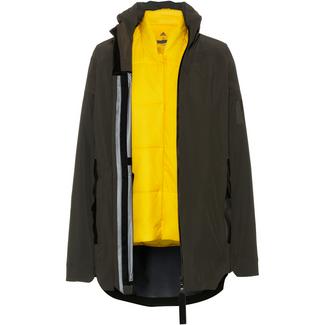 adidas MYSHELTER 3in1 Regenjacke Damen legend earth