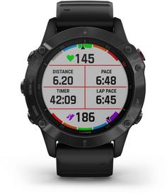 Rückansicht von Garmin FENIX 6 PRO Sportuhr schwarz